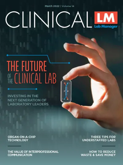 Clinical Lab Manager March 2022 Cover